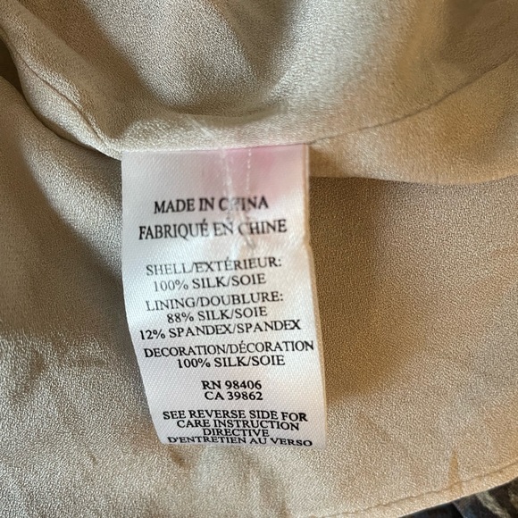 theyskens’ theory Velvet Trim Print Gathered Silk Sleeveless Dasha Dress Size 4 - Picture 5 of 6